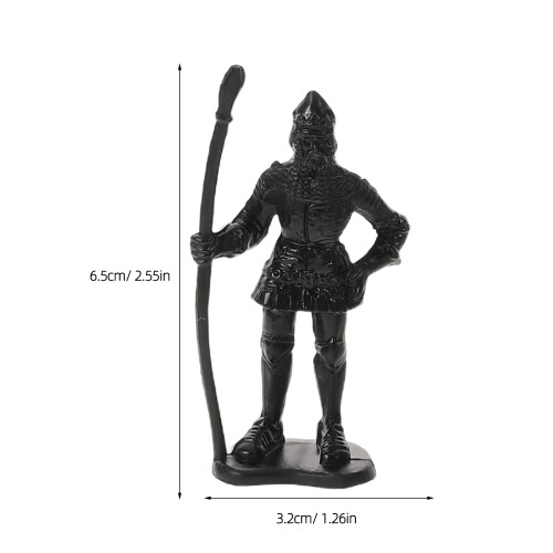 1 Set Ridder Actiefiguur Met Accessoires - Middeleeuwse Soldaat 1