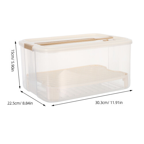 Wit Plastic Opslagdoos Stofvrij Glasrek Voor Thuis 1