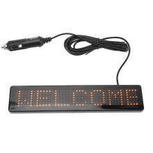 Programmierbares LED-Matrix-Panel mit Fernbedienung Gelb Z741Y, 150mAh