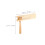 5St Kinderen Instrument Ratel Noise Maker Khaki Handzaam 2