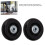 Silent-Kofferradwechselset 64x24mm PU-Gummi-Drehrollen 5