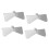 4PCS Stainless Steel Gutter Extension Hinge, 14.5x6cm 11