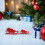 24 Mini Schlitten Anhänger Weihnachtsdekoration Für Mitte 6