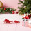 24 Mini Schlitten Anhänger Weihnachtsdekoration Für Mitte 5