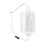Clear Waterproof PVC Sling Bag, Large Capacity, Adjustable Strap, White 10