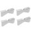 4PCS Stainless Steel Gutter Extension Hinge, 14.5x6cm 9