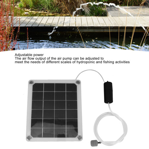 Geräuschloser 20W Solarfischteichbelüfter mit einstellbarer Leistung 2