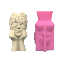 Silicone Moulds Flower Vase Molds Human Body Shape Flexible