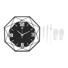 3D Number Dial Clock, Battery Operated Wall Clock With Non-Ticking Quartz Movement For Easy Reading And Modern Silent Wall Clock Decoration In Your Li