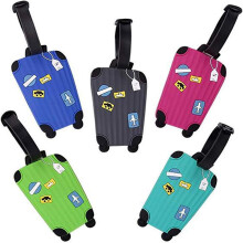 Silicone Suitcase Tags, Durable Silicone Material for Safe and Easy Travel