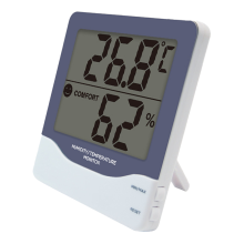 Digitalt termometer/hygrometer, meget præcis indendørs temperatur- og fugtighedsmåler med nem installation, perfekt til boligindretning og