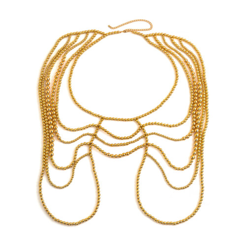 Damen-Taillenkette mit einzigartigem-Goldfarbe 1605