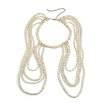 Ladies Butterfly Body Chain Charm for Dress Skirt-White 1608