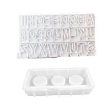 Candle Holder Mold English Letter Candlestick Silicone-A suit