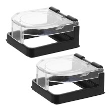 2Stk Wasserfeste Transparente Schutzabdeckung Für Stk-Knöpfe