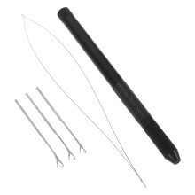 1 Set Haarverlängerungs Häkelnadel Mit Aluminiumgriff Für Dreadlocks