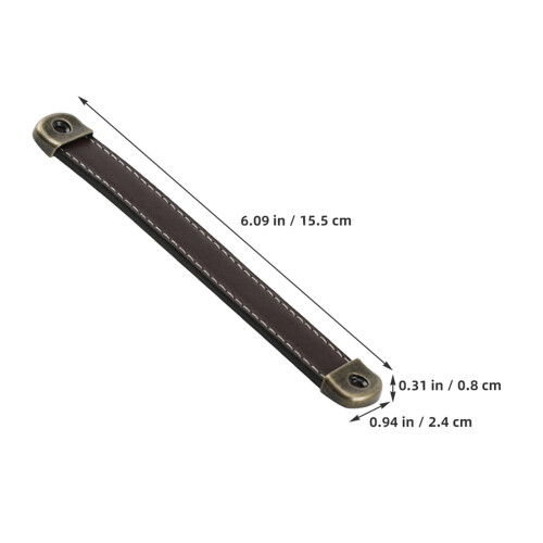 5Stk Retro Ledergriff Möbel Türgriff Mit Ergonomischem Design 1