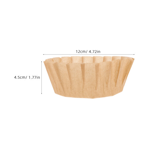 50Stk Basques Cake Papier Förmchen 4 Zoll Für Heißluftfritteuse Mikrowelle 2