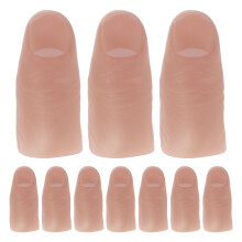 20Stk Widerstandsfähige Vinyl Übungsfinger Für Nageldesign Und Magie