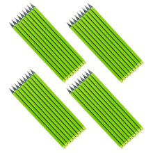 50Pièces Crayons Bois Triangulaires Vert Usage Construction
