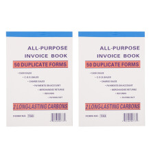 2Pcs De Controle De Vendas Papel Multicolunas Colorido