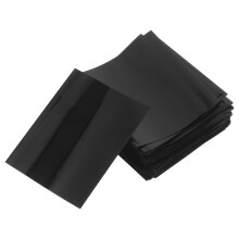 200 Pièces Film Rétractable Pour Col De Bouteille 60X50 Mm En Pvc Noir