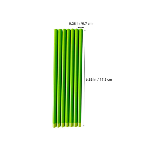50Pièces Crayons Bois Triangulaires Vert Usage Construction 1