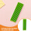50Pièces Crayons Bois Triangulaires Vert Usage Construction 8