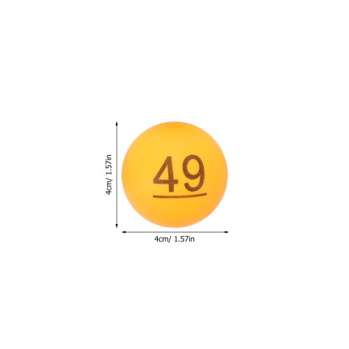 70Ud Bolas Multicolor Para Rifas Y Bingo Numeradas Plástico Resistente 2