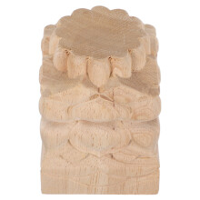 Unfinished Wooden Finial For Bed Posts Staircase Fence Gate
