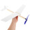 Foam Glider Plane Model Kit Rubber Band Powered Easy To Assemble 4