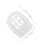 2Pcs White PVC Gutter Screen Mesh Leaf Filter Guard for Downspouts 3