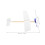 Foam Glider Plane Model Kit Rubber Band Powered Easy To Assemble 3