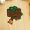 5 Sets Montessori Math Toy: Felt Apple Tree With Numbers For Counting 4