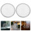 12Pcs Wide Mouth Stainless Steel Filter Mesh Sprouting Jar Lid Kit 7