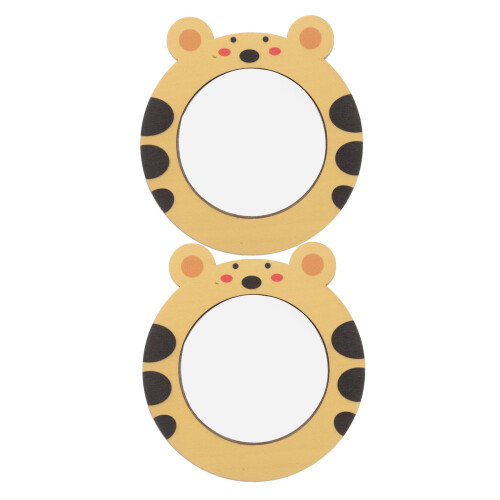 2Pcs Baby Bath Mirror Toy For Cognitive Learning And Cause Effect Play