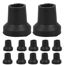 12 Unidades Recambios Punta Cuádruple Bastón 16 Mm Caucho