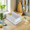 White Plastic Bread Slicing Guide Adjustable Toast Cutter 5