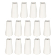14Pcs Wooden White Blind Cord Tassels for Window Blinds and Curtains