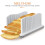 White Plastic Bread Slicing Guide Adjustable Toast Cutter 9