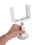 Stable White Radiator Support Bracket Floor Mount 4