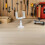 Stable White Radiator Support Bracket Floor Mount 5