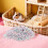 1Set Wood Pulp Paper Bedding Soft Small Pet Bedding Mats 7