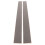 2Pcs Solid Hardwood Bed Slats Black for Mattress and Bed Frame Support 1