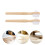 8Pcs Medium Hard Nylon Denture Brushes with Bamboo Grip for Daily Care 9