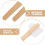 8Pcs Medium Hard Nylon Denture Brushes with Bamboo Grip for Daily Care 7