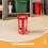 2Pcs Compact Red Iron Fire Extinguisher Holder Reinforced Wall Bracket 7