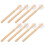 8Pcs Medium Hard Nylon Denture Brushes with Bamboo Grip for Daily Care 8