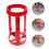 2Pcs Compact Red Iron Fire Extinguisher Holder Reinforced Wall Bracket 9