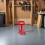 2Pcs Compact Red Iron Fire Extinguisher Holder Reinforced Wall Bracket 4